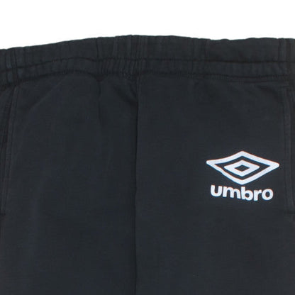 Umbro Mens Black L Sweatshirt Logo Graphic Cotton Blend