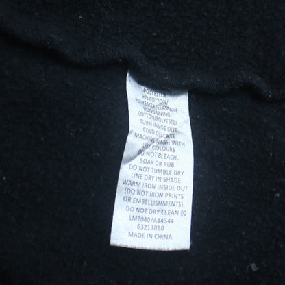 Lonsdale Men’s Black Pullover Hoodie Size L Fleece Sportswear