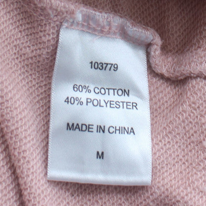 Calvin Klein Jeans Women's Pink Logo Crew Neck Sweatshirt M Cotton Blend