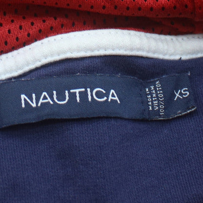 Nautica Men's Multicoloured Pullover Hoodie XS Cotton Logo Zip