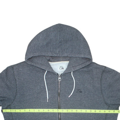 Quiksilver Mens Grey Full Zip Hoodie Size 2XL Regular Fit