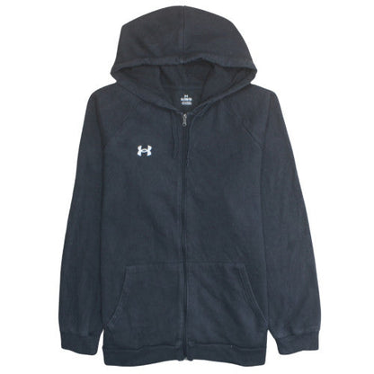 Under Armour Men's Black 2XL Full Zip Hoodie Sweatshirt