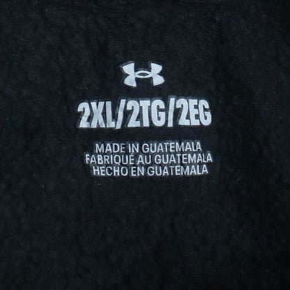 Under Armour Men's Black 2XL Full Zip Hoodie Sweatshirt