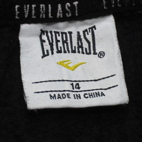 Everlast Womens Black Size 14 Pullover Hoodie Sweatshirt