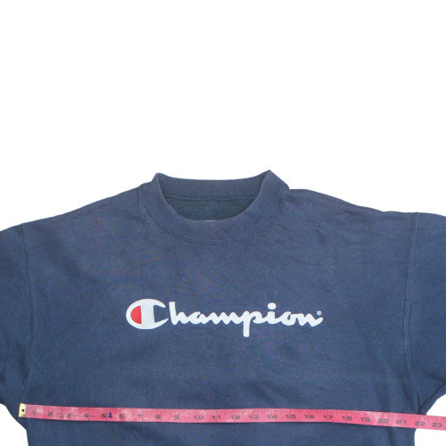 Champion Men's Blue M Crew Neck Pullover Sweatshirt