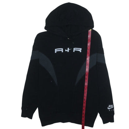 Nike Air Black Hoodie Women L Pullover Hooded Sweatshirt