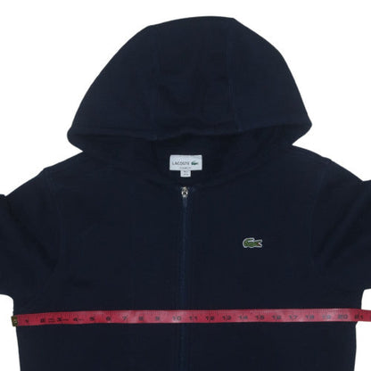 Lacoste Men's Blue Full Zip Classic Fit Hoodie Size M