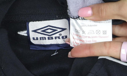 Umbro Mens Black XL Sports Sweatshirt Pullover Crew Neck
