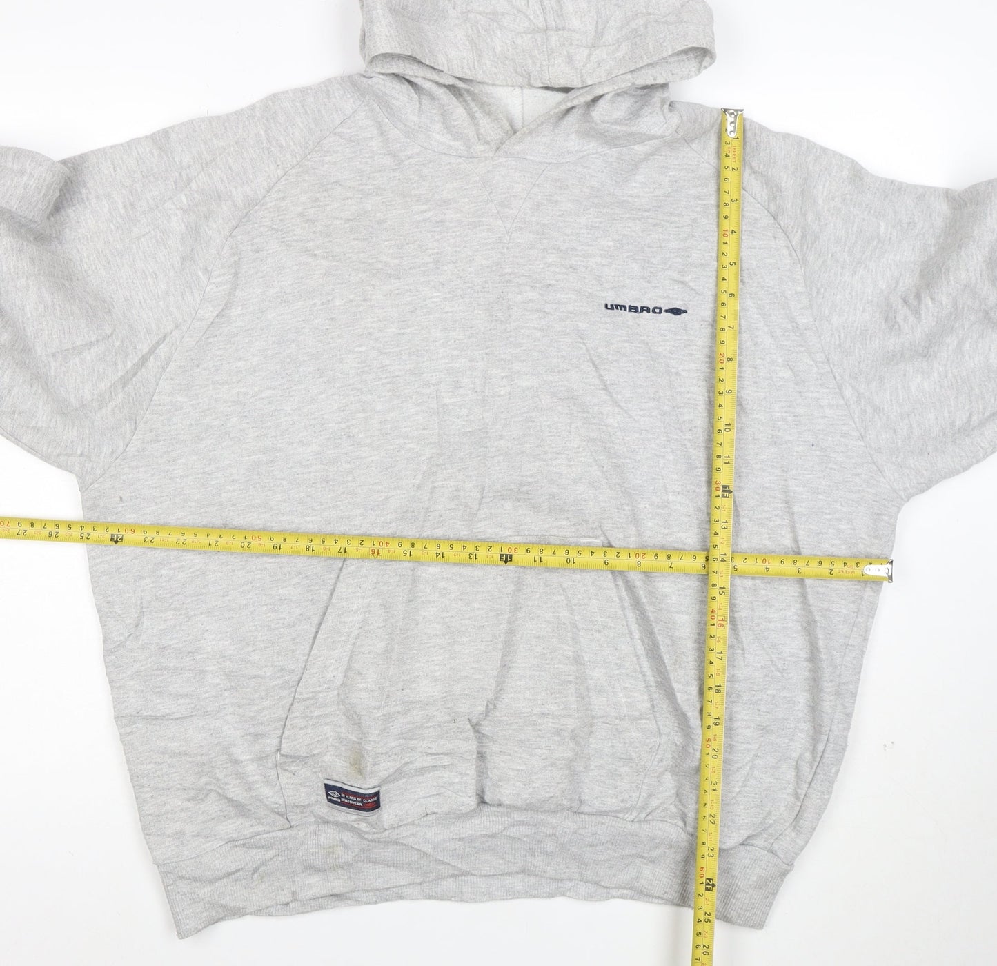 Umbro Men's Grey XL Pullover Hoodie Sportswear