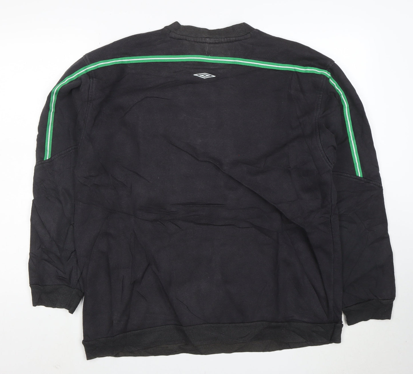 Umbro Men's Black XL Celtic Football Pullover Sweatshirt