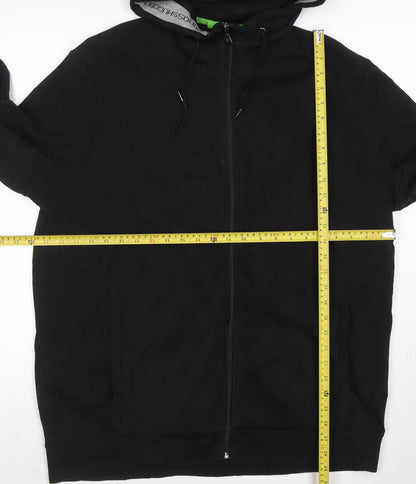 Hugo Boss Men's Black 3XL Full Zip Hoodie Classic Fit