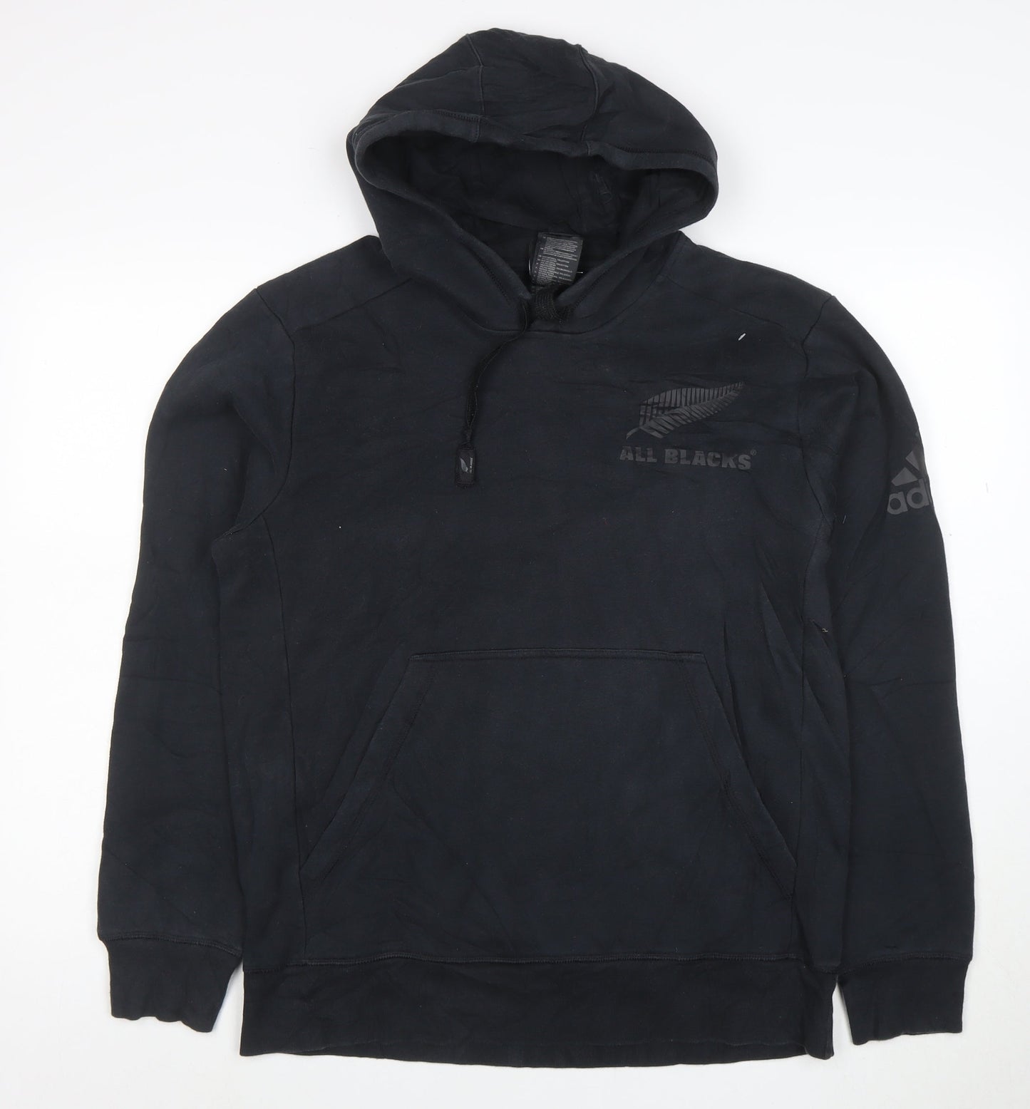 Adidas Men’s Black All Blacks Rugby Pullover Hoodie Size L