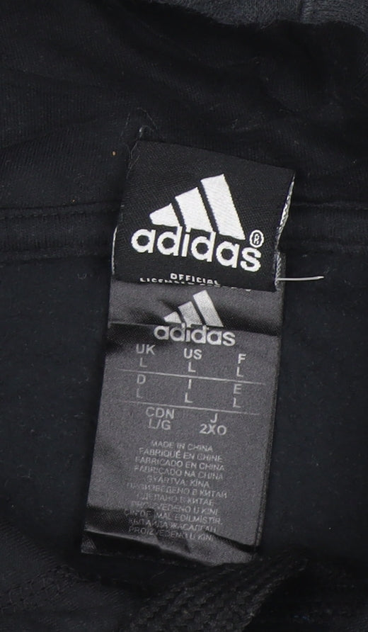 Adidas Men’s Black All Blacks Rugby Pullover Hoodie Size L