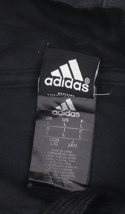 Adidas Men’s Black All Blacks Rugby Pullover Hoodie Size L