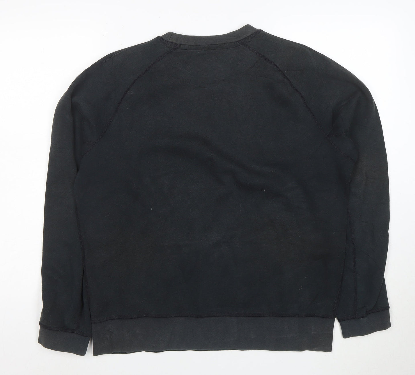 Nike Men's Black Medium Pullover Sweatshirt Crew Neck Fleece