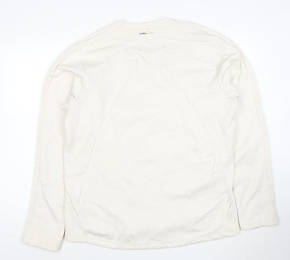 adidas Mens White XL Pullover Sweatshirt ClimaWarm Sports Top