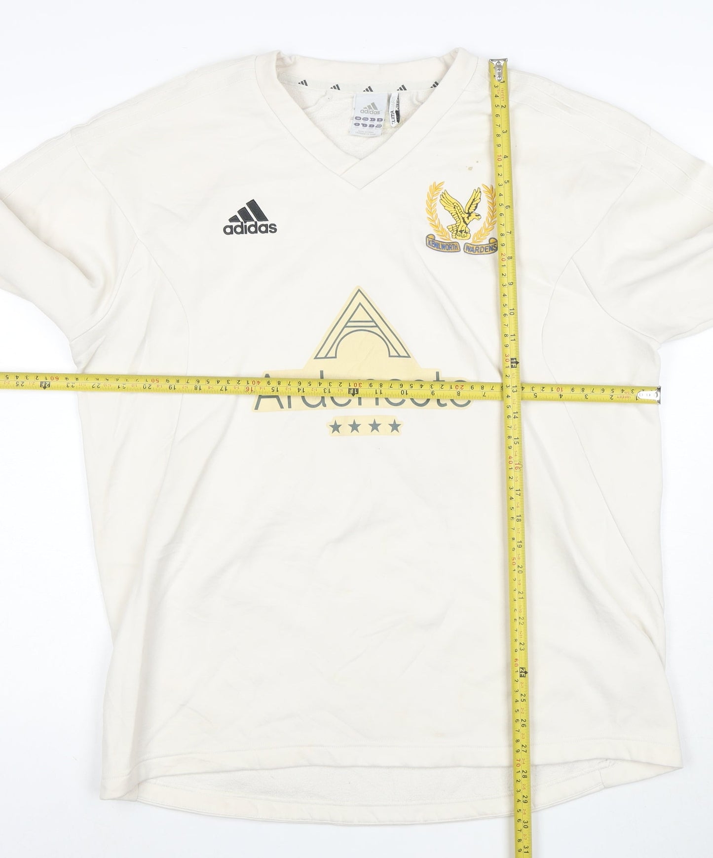 adidas Mens White XL Pullover Sweatshirt ClimaWarm Sports Top