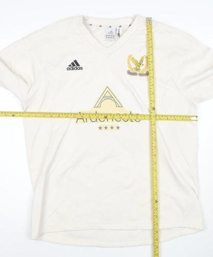 adidas Mens White XL Pullover Sweatshirt ClimaWarm Sports Top