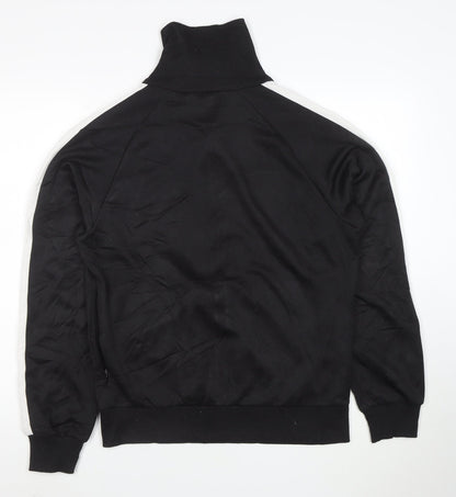Puma Men's Black Full Zip Logo Track Sweatshirt Size L