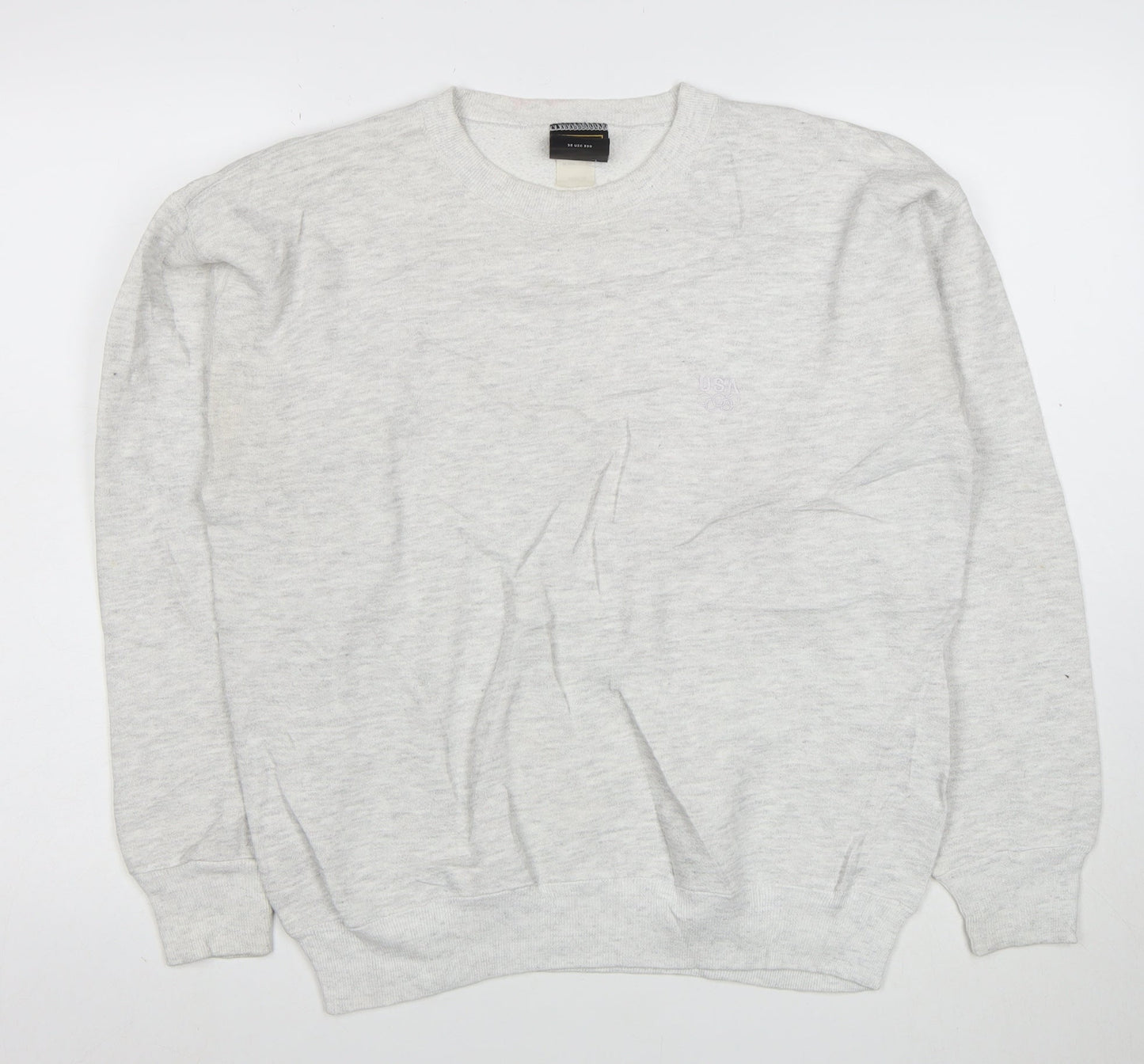 JCPenney USA Olympic Men's Grey Pullover Sweatshirt M