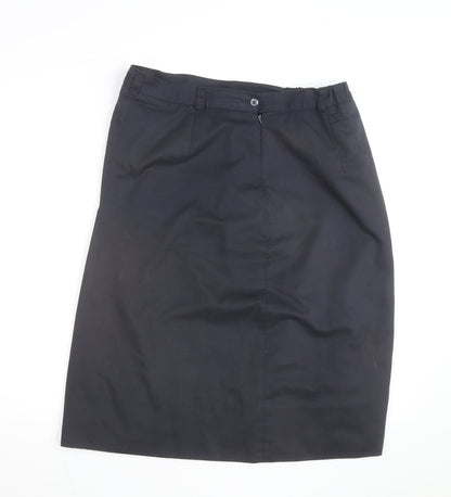 Outdoors Women Black Size 18 Pencil Work Skirt