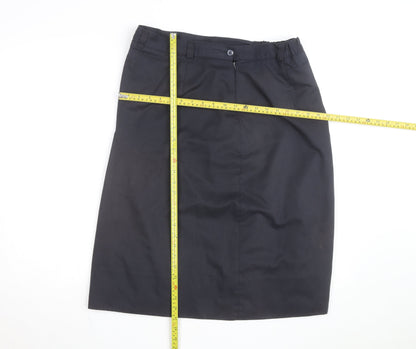 Outdoors Women Black Size 18 Pencil Work Skirt