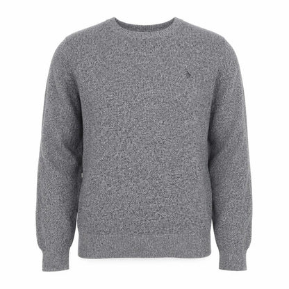 Original Penguin Men's Grey Knit Crew Neck Jumper Size M