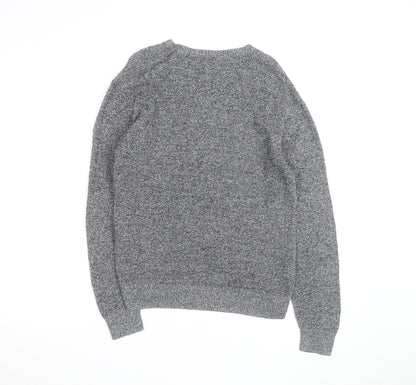 Original Penguin Men's Grey Knit Crew Neck Jumper Size M