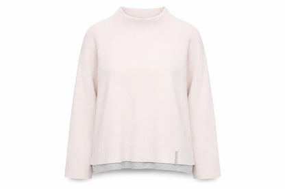 Betty Barclay Women’s Pink Mock Neck Long Sleeve Pullover Jumper Size 12