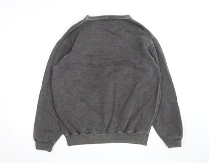 Non-Fiction Men’s Grey Embroidered Canada Fleece Sweatshirt L