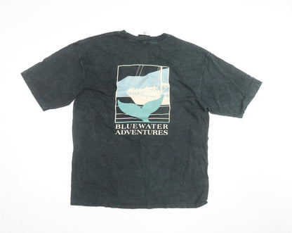 Coastline Men’s Green Island Roamer Graphic Nautical Cotton T-Shirt L