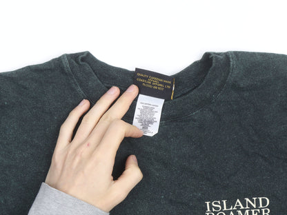Coastline Men’s Green Island Roamer Graphic Nautical Cotton T-Shirt L
