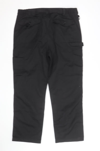 Regatta Men's Black Cargo Workwear Trousers Size L 36W 29L