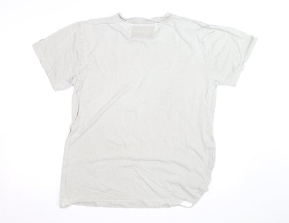 BSA Men's White XL Graphic Motorcycle T-Shirt Retro Style