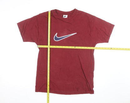 Nike Men's Red Short Sleeve Crew Neck Graphic T-Shirt Size S