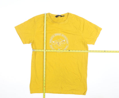 Regatta Great Outdoors Men’s Yellow Cotton Graphic T-Shirt Size M