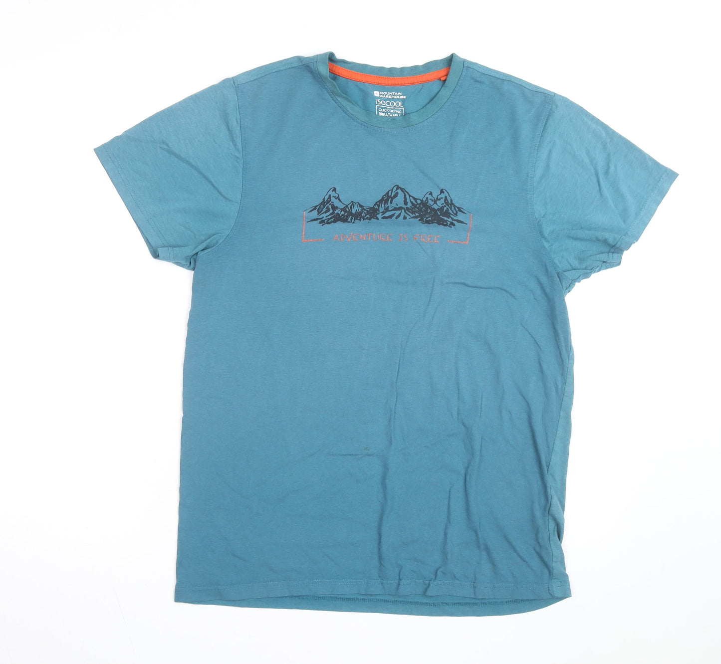 Mountain Warehouse Men’s Blue ISOCool Quick Dry T-Shirt Size M