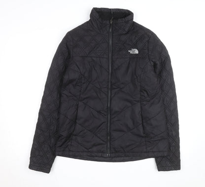 The North Face Women's Black Quilted Mid-Length Jacket Size M