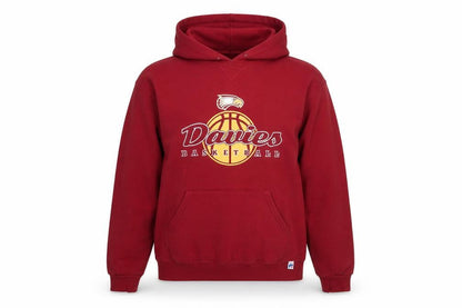 Russell Athletic Men's Red Pullover Hoodie Medium Graphic Sportswear