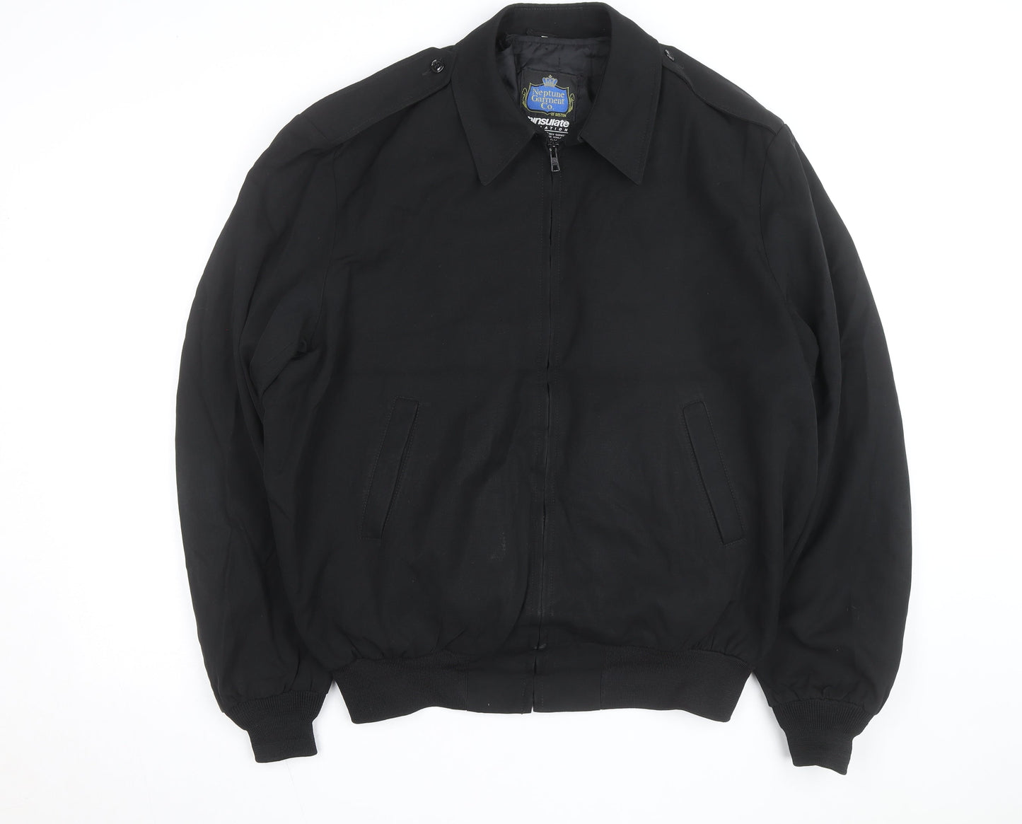 Neptune Garment Co. Men's Black 42 Bomber Jacket Thinsulate Lined