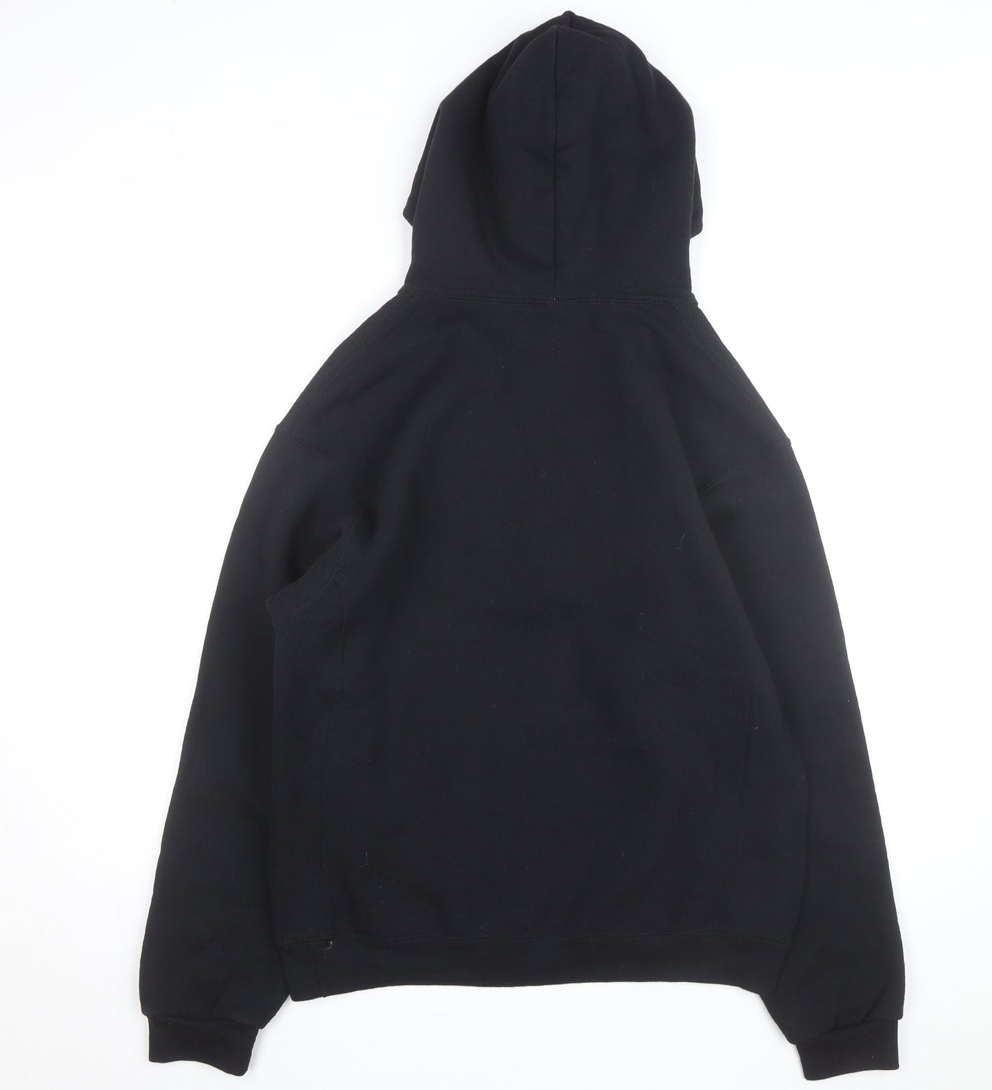 Russell Athletic Men's Black Pullover Hoodie M Graphic Sports Fleece