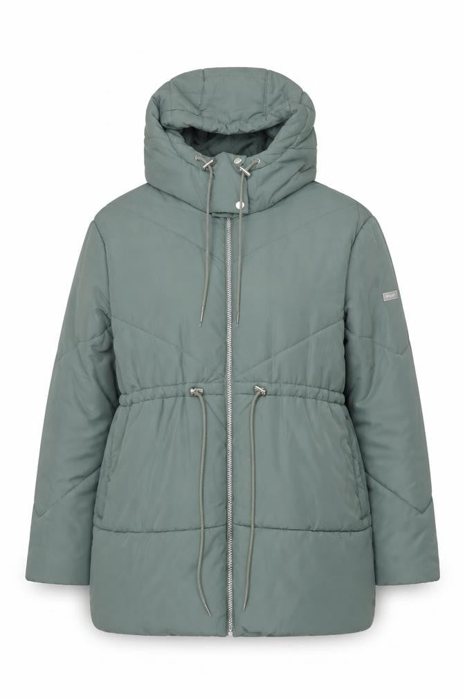 Regatta Womens Green Size 12 Hooded Puffer Jacket