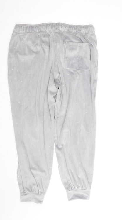 Marks and Spencer Women’s Grey Velour Joggers Size L
