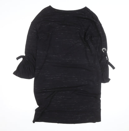Oliver Bonas Women’s Black Knee Length Shift Dress Size 10