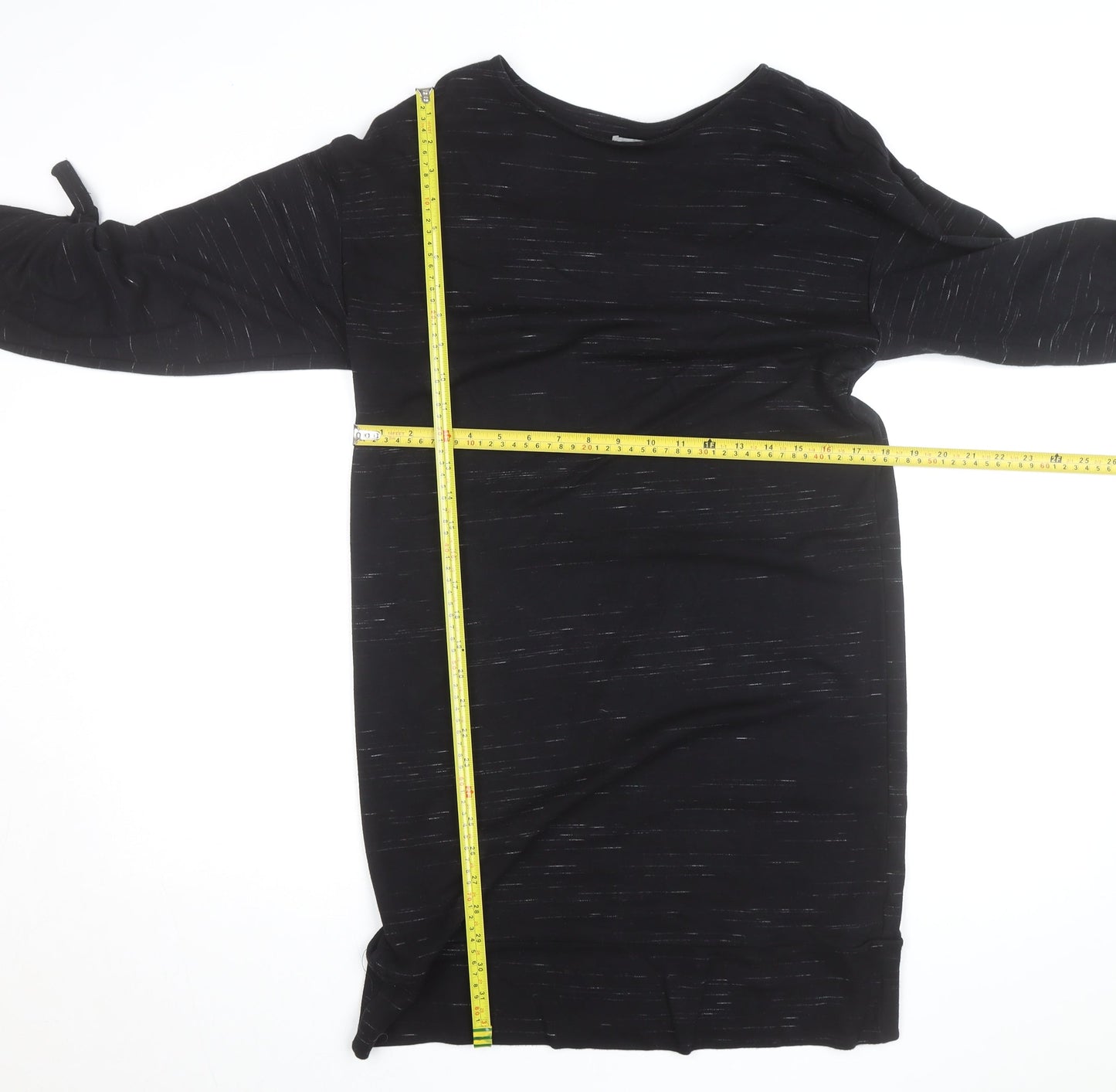 Oliver Bonas Women’s Black Knee Length Shift Dress Size 10