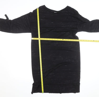 Oliver Bonas Women’s Black Knee Length Shift Dress Size 10
