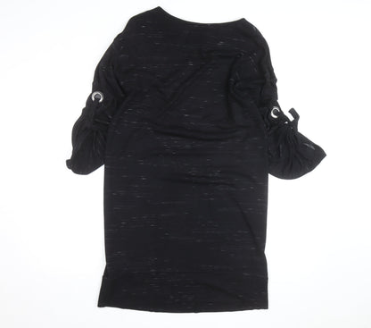 Oliver Bonas Women’s Black Knee Length Shift Dress Size 10