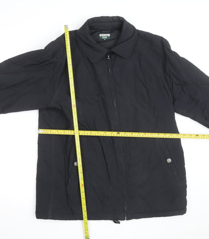 Paul Smith Jeans Men's Black Nylon Lined Zip Jacket Size M