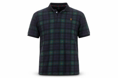 NEXT Men's Multicoloured Check Cotton Polo Shirt XL