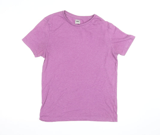 ASOS Men's Purple Crew Neck Short Sleeve T-Shirt Size M